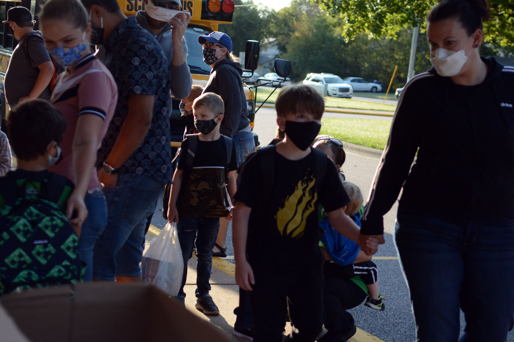 First day of school 2020 in Baraboo